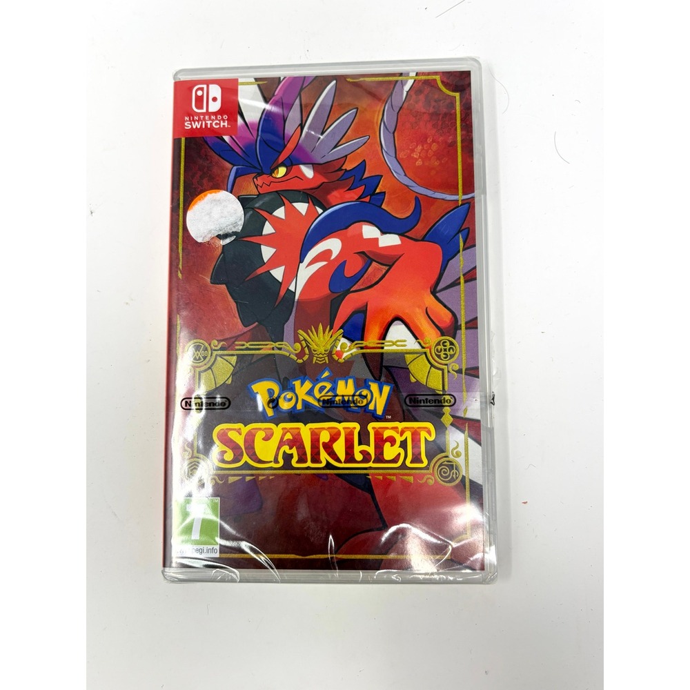 Pokemon Scarlet Nintendo Switch Video Game New Sealed